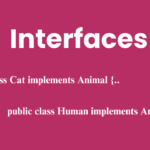 understanding interfaces